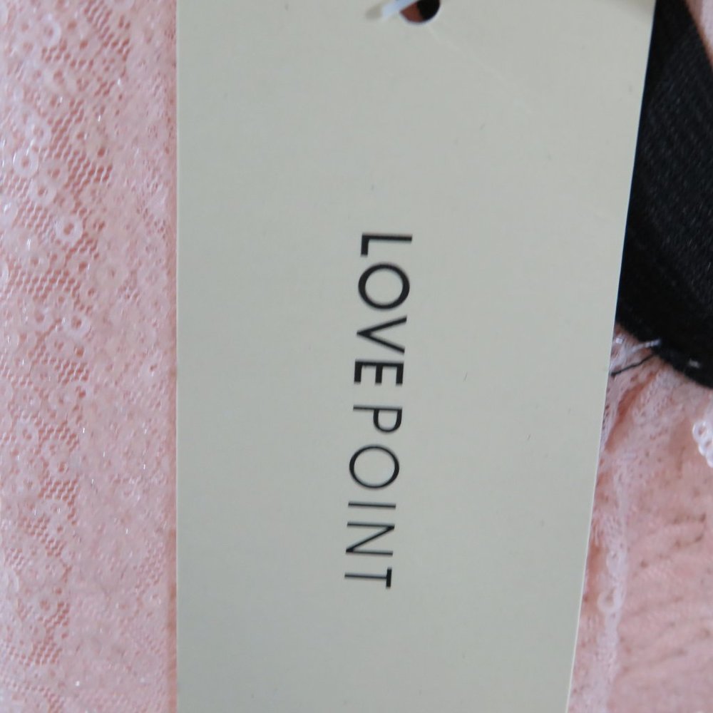 NWT - Women's Sequin Mini Skirt - Light Pink - Picture 4 of 5